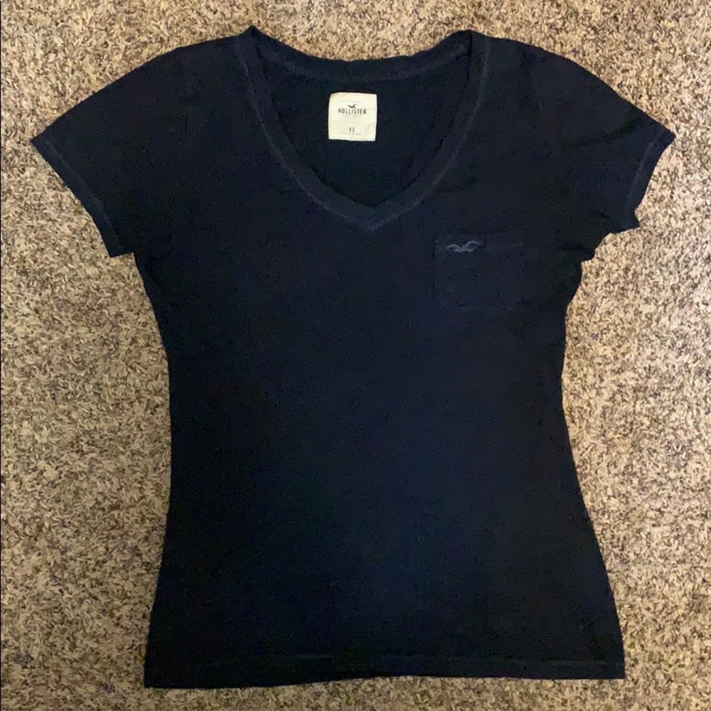 Navy Hollister V-Neck
